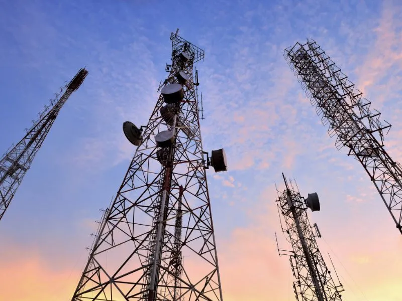 Telecommunications infrastructure representing telecom communications support